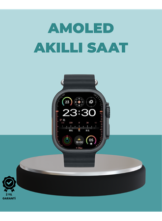 AMOLED Akıllı Saat 49mm Bluetooth Arama Spor ve Sağlık