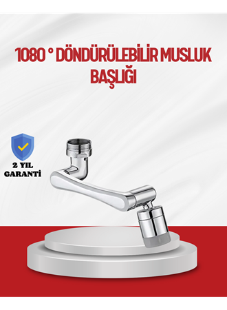1080° Çok Yönlü Musluk Aparatı Püskürtme ve Köpük Akışlı