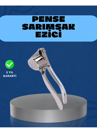 Mutfak Sarımsak Ezici Kaymaz Saplı Güçlü Mekanizma