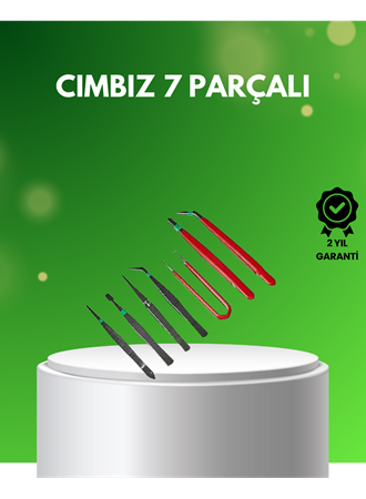 7 Parça Hassas Çelik Cımbız Seti Elektronik ve Saat Tamiri İçin