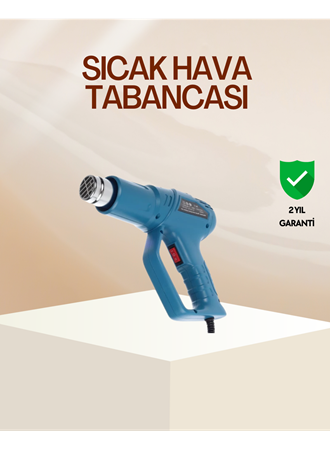 Endüstriyel 2000W Isı Tabancası Plastik Boru Lehim Boya Çıkarma