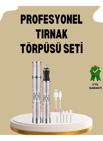 USB Şarjlı Profesyonel 20.000 RPM Elektrikli Oje Sökücü ve Tırnak Bakım Aleti