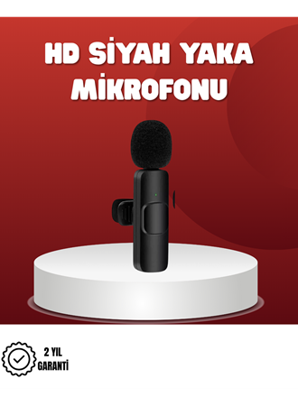 2’li Kablosuz Yaka Mikrofonu iPhone İçin Profesyonel Video Ses