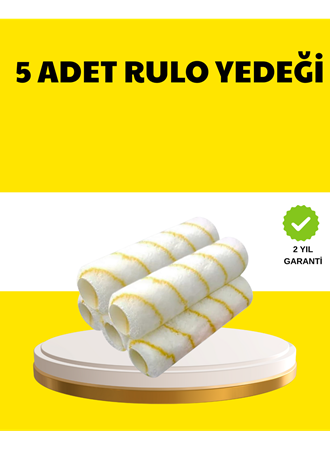 5’li İnce İşçilik Boya Rulo Seti Pürüzsüz ve Eşit Kaplama