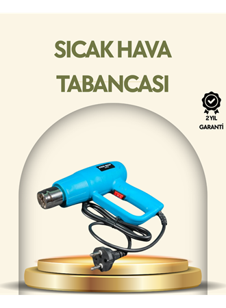 2000W Profesyonel 2 Kademeli Isı Tabancası Sıcak Hava Üfleme