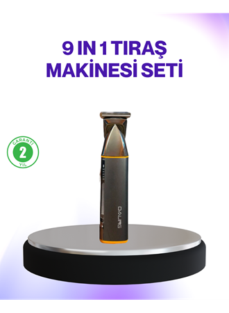 9’u 1 Arada Şarjlı Erkek Bakım Cihazı Saç Sakal Bıyık Ense Trimmer