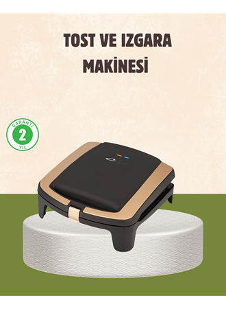 Tost Makinesi Isı Kontrollü 4 Dilim Kapasiteli