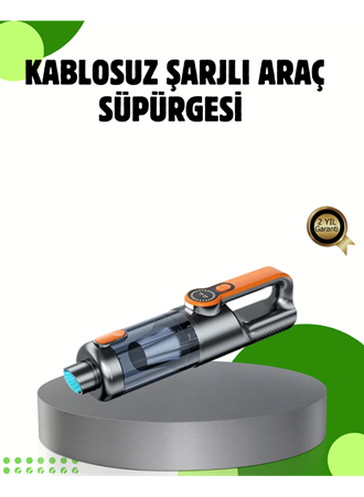 Şarjlı Kablosuz El Süpürgesi Yüksek Emiş Güçlü ve Çok Başlıklı