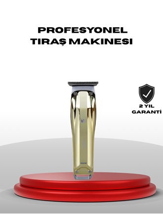 Profesyonel Saç ve Sakal Kesme Tıraş Makinesi USB Şarjlı Güçlü Motorlu