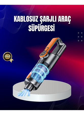 Taşınabilir Şarjlı El Süpürgesi Çok Yönlü Temizlik 5 Başlıklı Numaratör Hediyeli