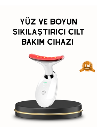 Boyun ve Gıdı Toparlayıcı EMS Cilt Sıkılaştırıcı 7000 Titreşim Isı Terapisi