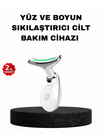 EMS Mikro Akım Yüz ve Boyun Sıkılaştırıcı Cihaz 7000 VPM Titreşim Isı Terapili