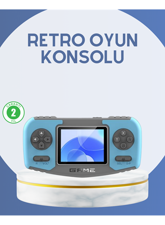 Çocuklara Özel Retro Oyun Konsolu Portatif Eğlence Cihazı