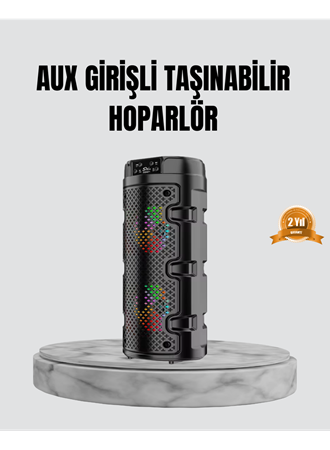 Taşınabilir Bluetooth Hoparlör Çift Sürücü Güçlü Bas HD Ses Çoklu Bağlantı