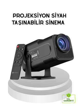 HDMI USB Girişli Akıllı Projeksiyon Cihazı Taşınabilir Düşük Tüketimli