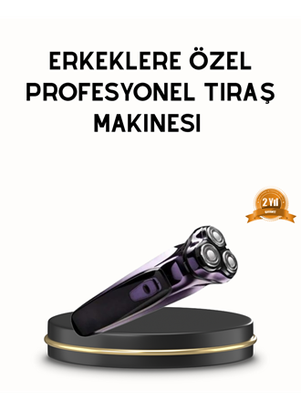 Kompakt Şarjlı Saç Sakal Tıraş Makinesi Kuru Kullanım Özellikli