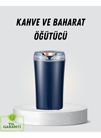 Kahve ve Baharat Öğütücü Otomatik Mekanizmalı Dayanıklı Çelik