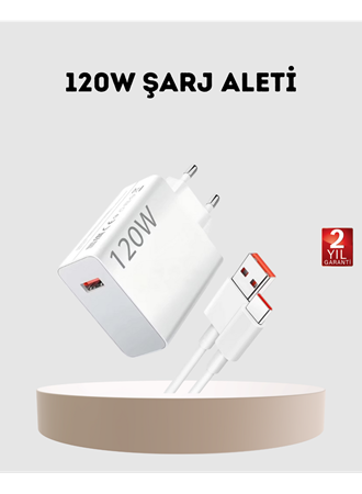 120W USB-C Şarj Adaptörü Süper Hızlı Şarj Güç Kaynağı Seti