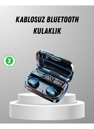 TWS Kablosuz Kulaklık Şarj Kutulu 20 Saat Kullanım Konforlu