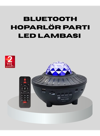 Galaxy Yıldız Projektör Çok Renkli Ayarlı Parlaklık Uzay Atmosfer Işığı