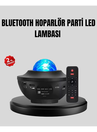 Yıldızlı Projektör Galaxy Efektli Ayarlanabilir Renkli Atmosfer Lambası