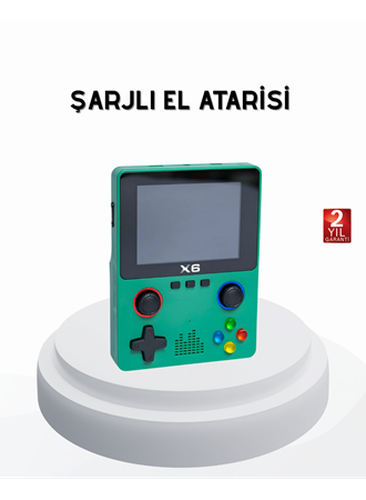 3.5 İnç IPS Ekranlı Taşınabilir Oyun Konsolu Ergonomik Çift Tetikli