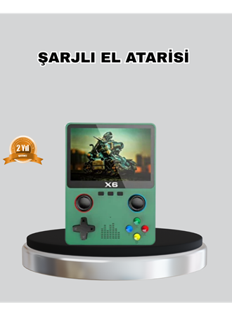 Retro Taşınabilir Konsol 3.5 IPS Ekran Ergonomik Çift LR Kontrollü