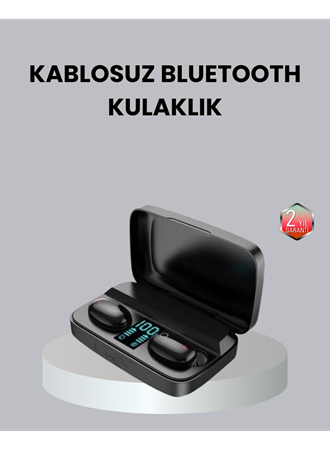 TWS A10s Bluetooth 5.0 Kulaklık Powerbank Şarj Kutulu Mini Tasarım