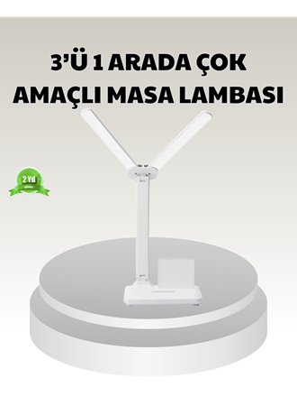 LED Işıklı Masa Lambası – Göz Yormayan, Kısılabilir ve Esnek Başlıklı