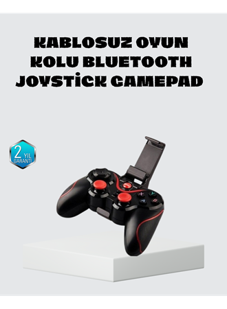 Kablosuz Bluetooth Oyun Kolu Mobil TV PC Uyumlu Ergonomik Tasarım