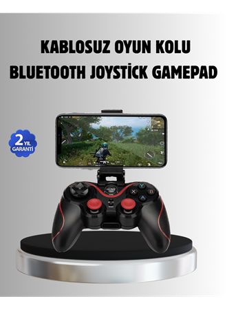 Bluetooth Kablosuz Gamepad TV PC Telefon Uyumluluğu Kolay Bağlantılı