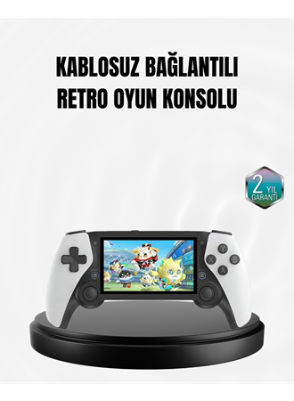 4.3 İnç Ekranlı Retro Oyun Konsolu – 64 GB Hafızalı, Şarjlı ve Multimedya Destekli