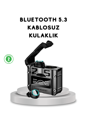 Kablosuz Bluetooth 5.3 Kulaklık – Aktif Gürültü Engelleme ve Gecikmesiz Oyun Modu