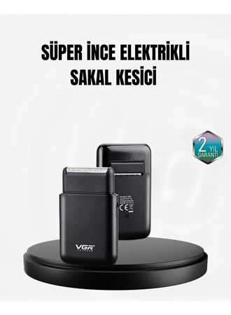 Taşınabilir Elektrikli Tıraş Makinesi USB Şarjlı 5W Motor ve 0.3 mm Hassas Kesim