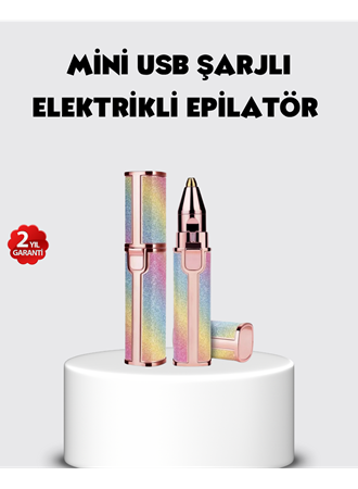 USB Şarjlı Kaş ve Yüz Tüy Alma Cihazı – Taşınabilir ve Acısız Kullanım