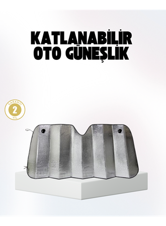 Otomobil Güneşliği – Katlanabilir Tasarım ve Süngerli Isı Yalıtımı