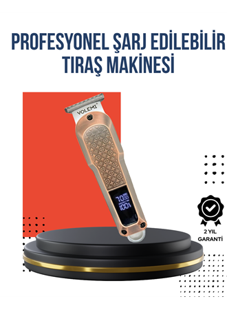 Profesyonel Saç Tıraş Makinesi – 7000RPM Güçlü Motor ve 4 Kademeli Ayar