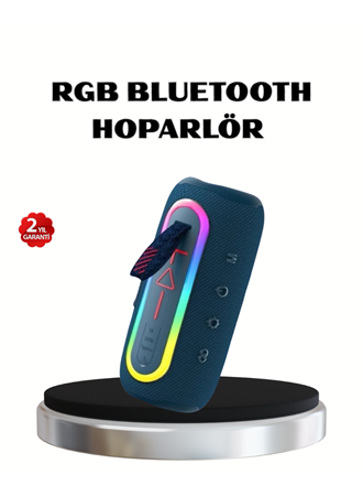 Mini Mavi Bluetooth Hoparlör Şık Görünüm ve Taşınabilir Güçlü Ses