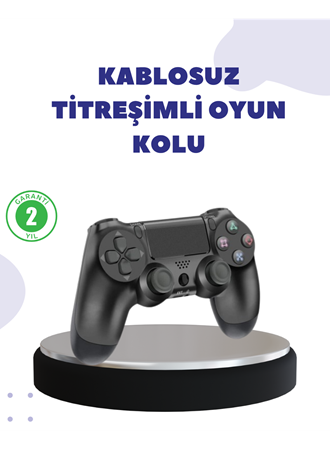 Kablosuz Titreşimli Oyun Kolu – Yüksek Hassasiyetli Analog Kontrol ve Ergonomik Tutma