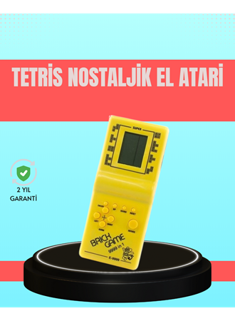 Retro Tetris El Aterisi – Pil ile Çalışan Taşınabilir Mini Oyun Konsolu