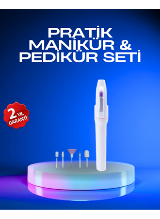 Taşınabilir Profesyonel Elektrikli Tırnak Matkap Seti – Sessiz, Güçlü ve Dayanıklı