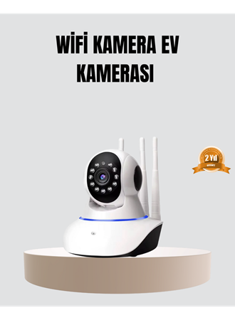 HD IP Kamera – Gece Görüşlü, Hareket Sensörlü, Mobil Takip ve Çift Yönlü Ses