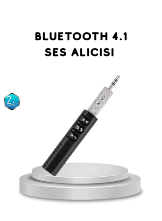 Mini Bluetooth Ses Alıcısı 3.5mm Girişli Kablosuz Müzik Adaptörü