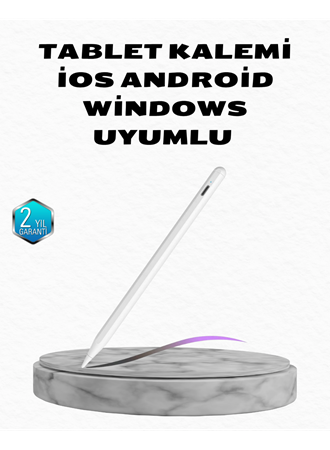 Manyetik Dokunmatik Kalem – Bluetooth Gerektirmeyen, Type-C Şarjlı, iPad ve Android Uyumlu Hassas Stylus