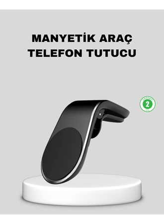 Manyetik Araç Telefon Tutucu 360° Dönebilen ve Sarsıntısız Güçlü Mıknatıslı