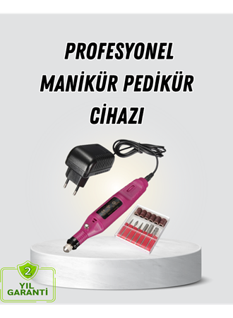 Profesyonel Tırnak Manikür Aleti – Şarjlı, Ayarlanabilir Hız, Düşük Titreşim ve Sessiz Motor Teknolojisi