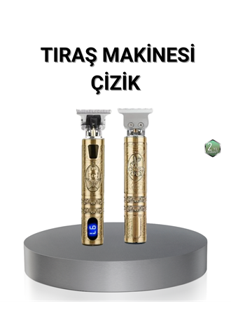 Kablosuz Şarjlı Profesyonel Tıraş Makinesi – 1800 mAh Lityum Pil