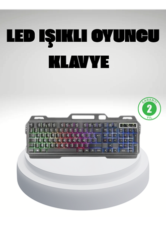 RGB Işıklı Oyuncu Klavye Mouse Seti – Türkçe Q, Ayarlanabilir DPI, Ergonomik ve Dayanıklı Tasarım