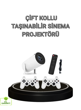 Bluetooth 5.0 ve Wi-Fi 6 Akıllı 4K Projeksiyon