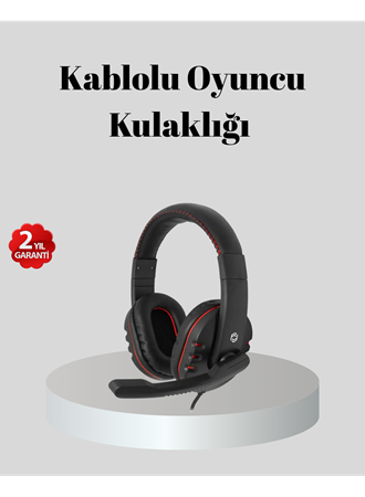 Stereo Ses Destekli Mikrofonlu Gaming Kulaklık – Yumuşak Pedli